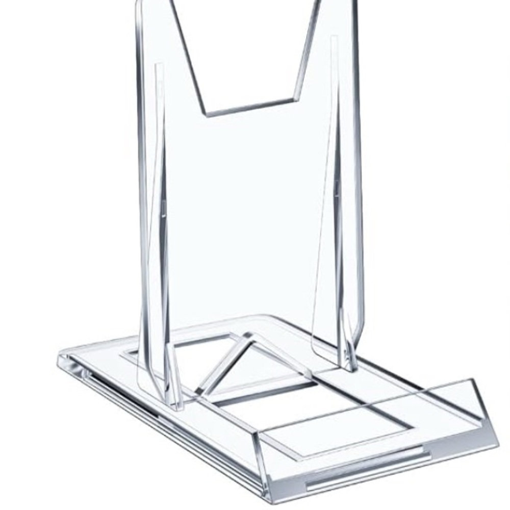 💕5/25💕2 Acrylic Display Stands for Wallet Adjustable